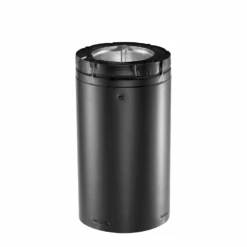 DuraVent DirectVent Pro 11-17 Inch Adjustable Pipe Length - Black Direct Vent Pipe For Gas Fireplaces & Gas Stoves - 46DVA-17TAB