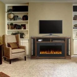 Napoleon The Shelton Electric Fireplace And Mantel Package - NEFP42-1715BW