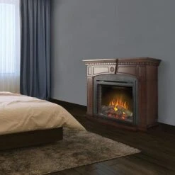 Napoleon The Harlow Electric Fireplace And Mantel Package - NEFP33-0114M