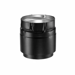 DuraVent Pellet Vent Pro 4 Inch Diameter Black Appliance Adapter - 4PVP-ADB