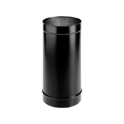 DuraVent DuraBlack 6 Inch Diameter Black 22 Gauge 24 Inch Pipe Length - 6DBK-24W