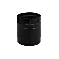DuraVent Pellet Vent Pro 3 Inch Diameter Black Appliance Adapter Harman - 3PVP-ADHB