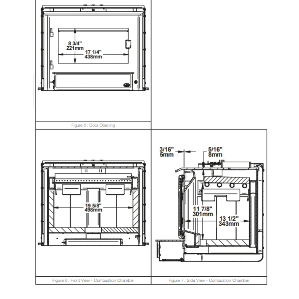 Osburn 1700 Wood Burning Insert - OB01705 - Image 3