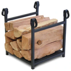 Pilgrim Black Finish 15 Inch Western Star Wood Rack - 18550