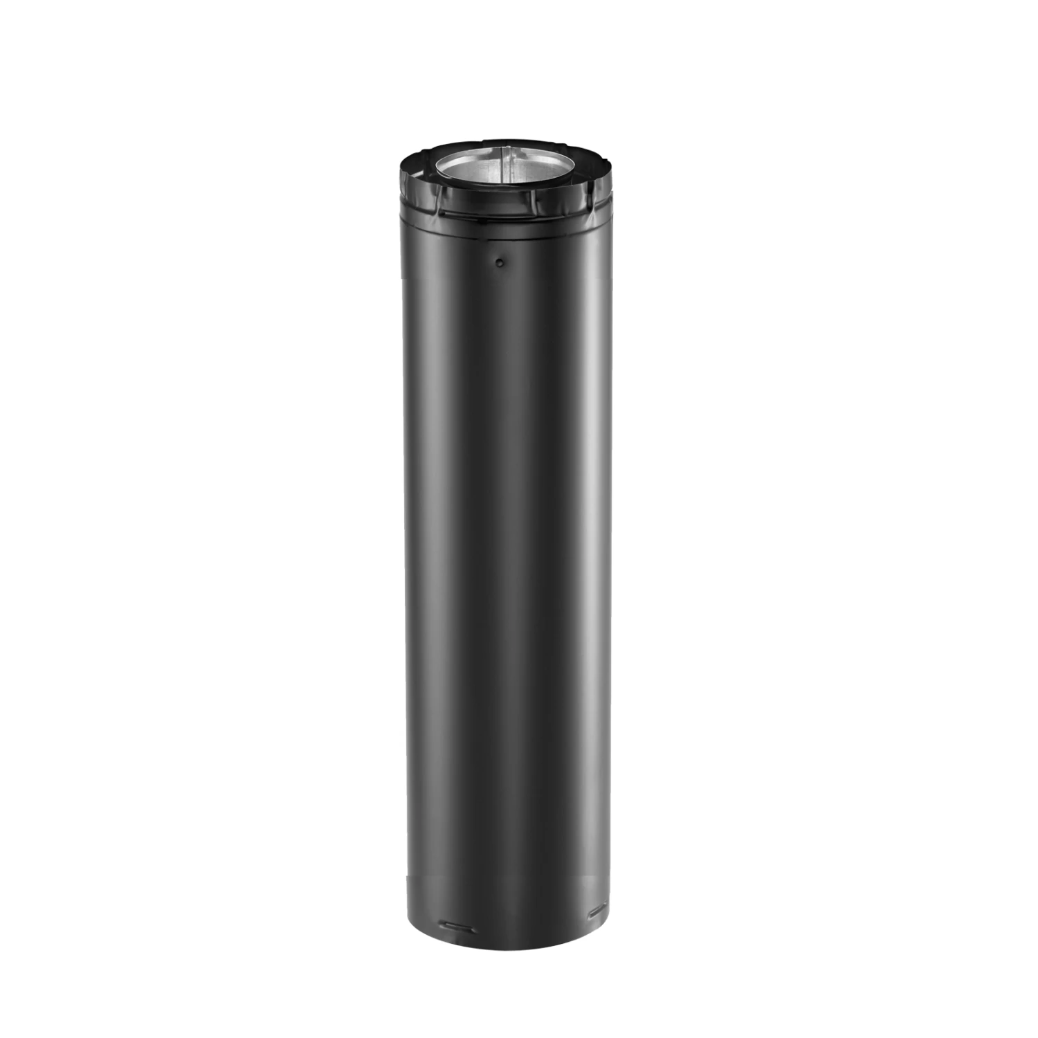 DuraVent DirectVent Pro 48 Inch Pipe Length - Black Direct Vent Pipe For Gas Fireplaces & Gas Stoves - 46DVA-48B