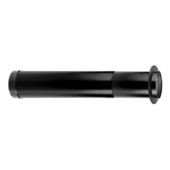 DuraVent DuraBlack 6 Inch Diameter Black Telescoping Length 44 Inch - 68 Inch W/trim - 6DBK-TL