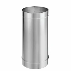 DuraVent DuraBlack 8 Inch Diameter Single Wall Stainless Steel 48 Inch Pipe Length - 8DBK-48SS