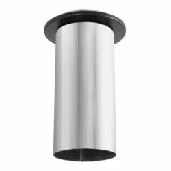 DuraVent DuraBlack 8 Inch Diameter Stainless Steel Slip Connector W/trim - 8DBK-SCSS