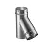 DuraVent Type B 6 Inch X 4 Inch X 6 Inch Double-Wall WYE - 45 Degree Branch - 6BVY46