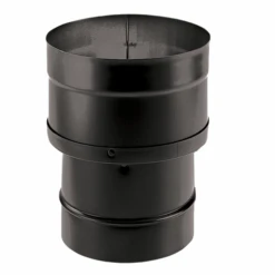 DuraVent DuraBlack 8 Inch Diameter Black Increaser 7 Inch - 8 Inch - 7DBK-X8