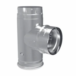 Simpson DuraVent Pellet Vent Pro Tee With Clean Out 3 Inch - 3PVP-T1