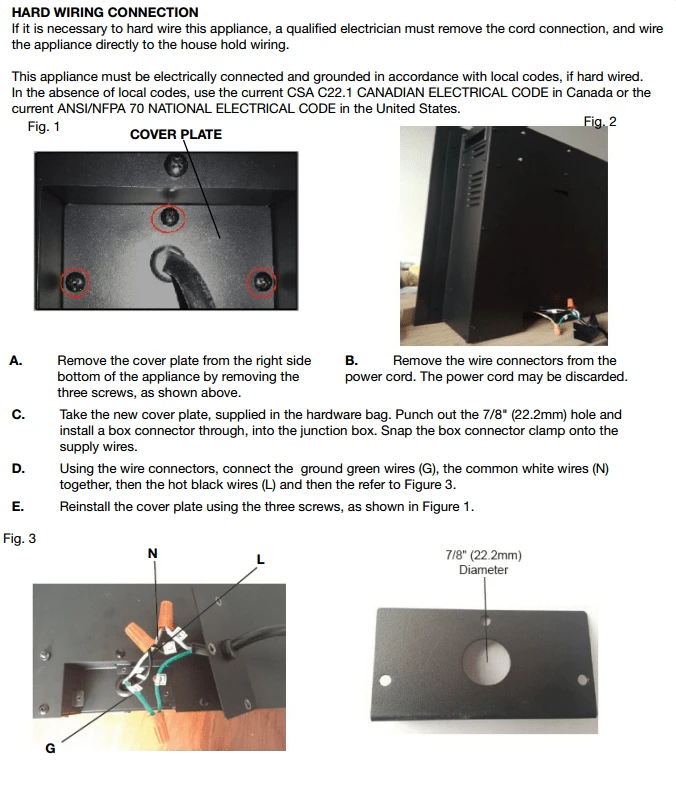 Napoleon Phantom 50 Inch Wall Mounted Electric Fireplace - NEFL50FH-MT - Image 15
