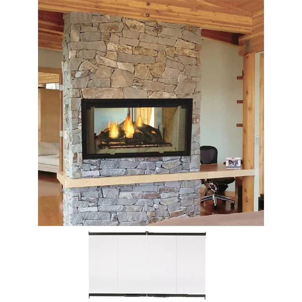 Majestic Designer See-Thru 42 Radiant Wood Burning Fireplace - DSR42 - Image 4