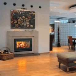 Superior White Smooth Clean-Faced Traditional EPA Certified Wood Fireplace - WRT4820