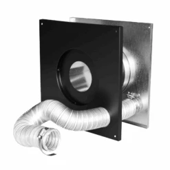 DuraVent Pellet Vent Pro 4 Inch Diameter 4 Inch Wall Thimble Air Intake KitWall Thimble Air Intake Kit - 4PVP-WTI