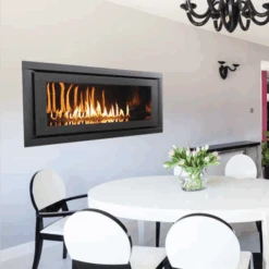 Superior 54 Inch Direct Vent Contemporary Linear Gas Fireplace - DRL6554