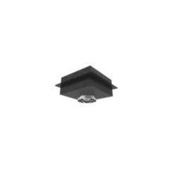 Superior 6 Inch Diameter Wood Burning Black Standard Ceiling Support For Freestanding Stoves - 6SPBSCS
