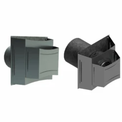 DuraVent Direct Vent Pro 4X6 DVA Horizontal Cap V2 Direct Vent Pipe For Gas Fireplaces & Gas Stoves - 46DVA-H2