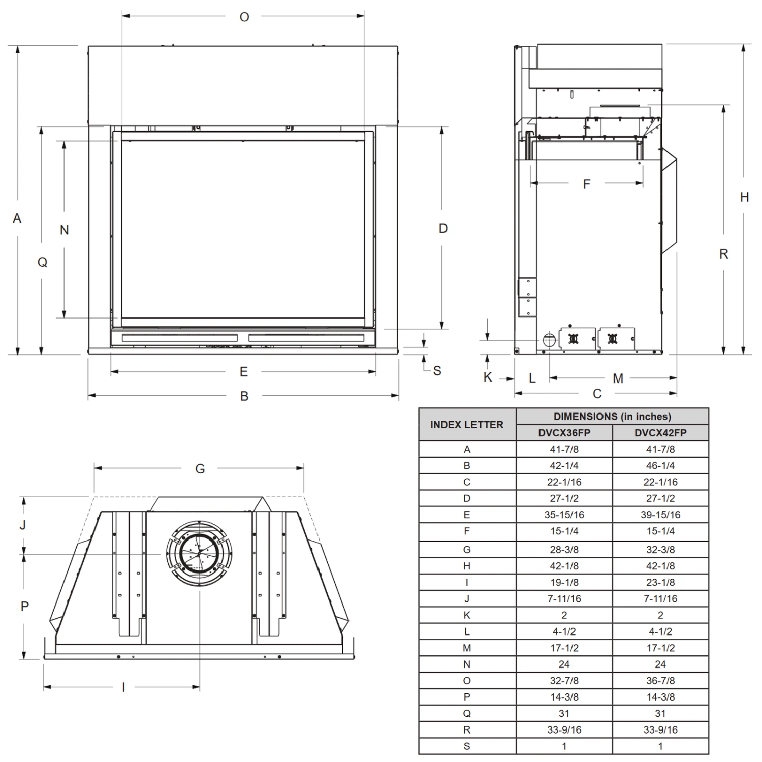 Empire Tahoe Luxury 36 Clean Face Direct Vent Gas Fireplace - DVCX36FP - Image 2