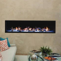 Empire Boulevard 72 Inch Direct Vent Linear Gas Fireplace - DVLL72BP