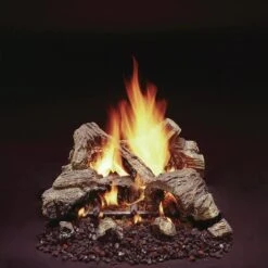 Majestic 4-piece Fiber Ceramic Log Set With Burner - VDY30D2A
