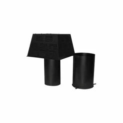 Superior Square Top With Slip Section - Black - ETL-8DM-K