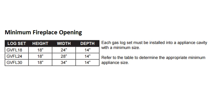 Napoleon Fiberglow 24 Inch Vent Free Gas Log Set With Burner - GVFL24 - Image 8