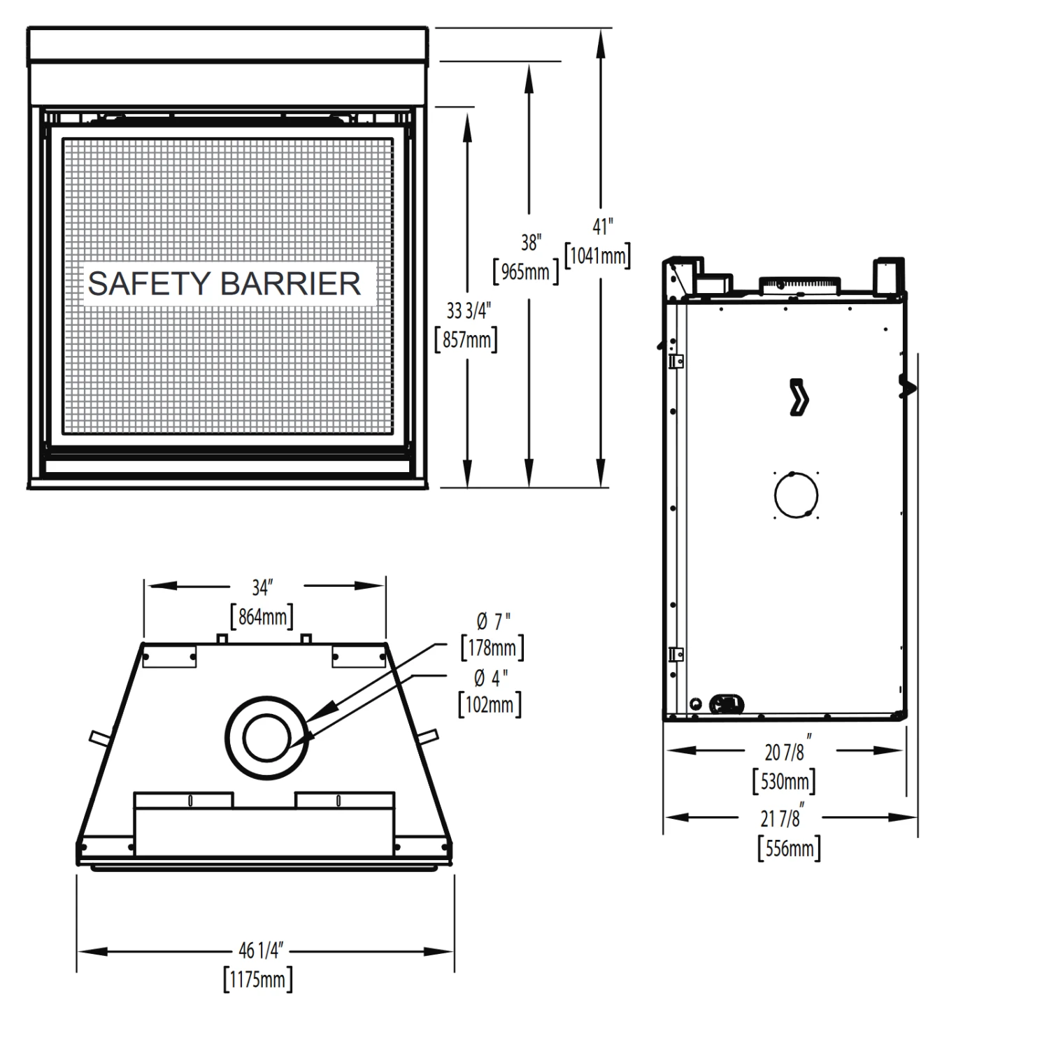 Napoleon High Definition 46 Direct Vent Gas Fireplace - HD46NT-2 - Image 2