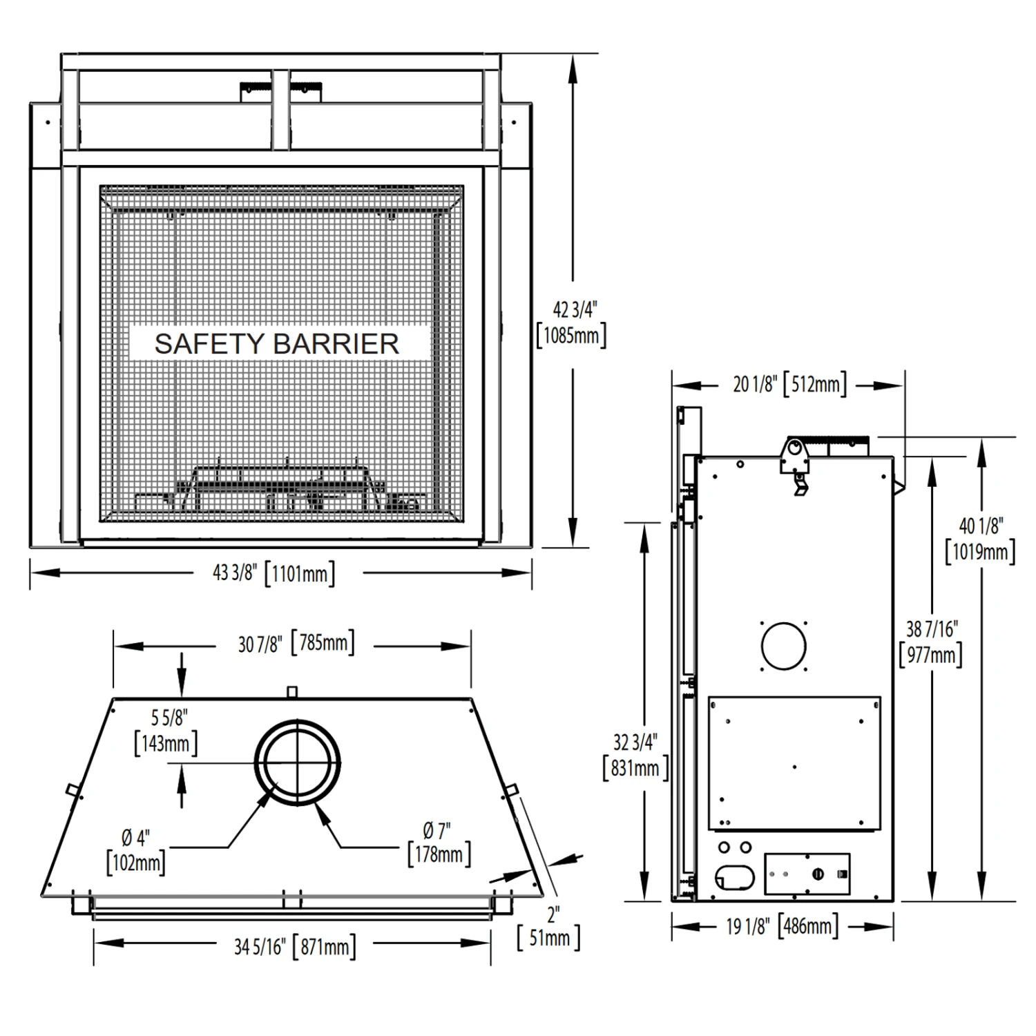 Napoleon Starfire 35 Top Vent Gas Fireplace - HDX35NT - Image 2