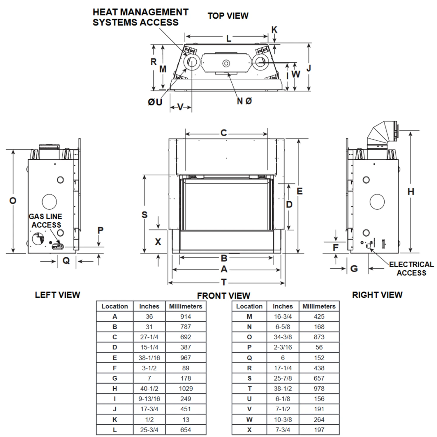 Majestic Jade 32 Inch Linear Direct Vent Gas Fireplace - JADE32IN-B - Image 4