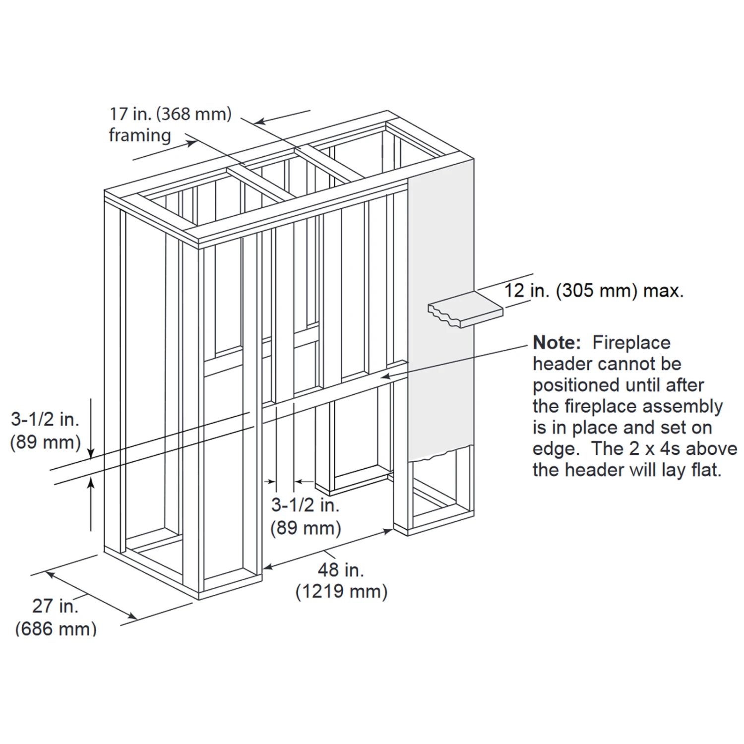 Majestic Designer See-Thru 42 Radiant Wood Burning Fireplace - DSR42 - Image 3