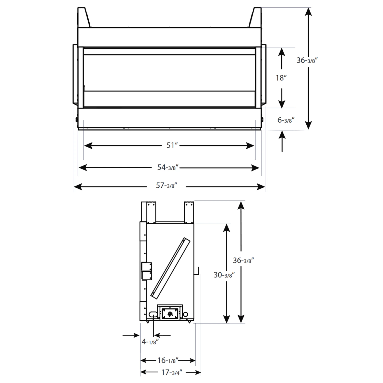 Majestic Lanai Outdoor Linear Gas Fireplace - ODLANAIG-51 - Image 3