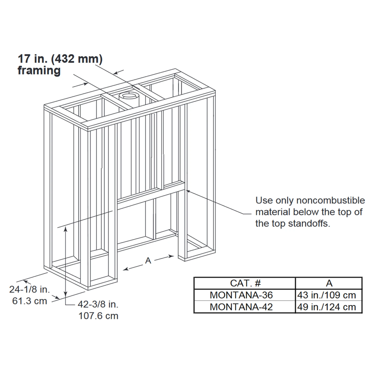 Majestic Montana 42 Wood Fireplace - MONTANA-42 - Image 3