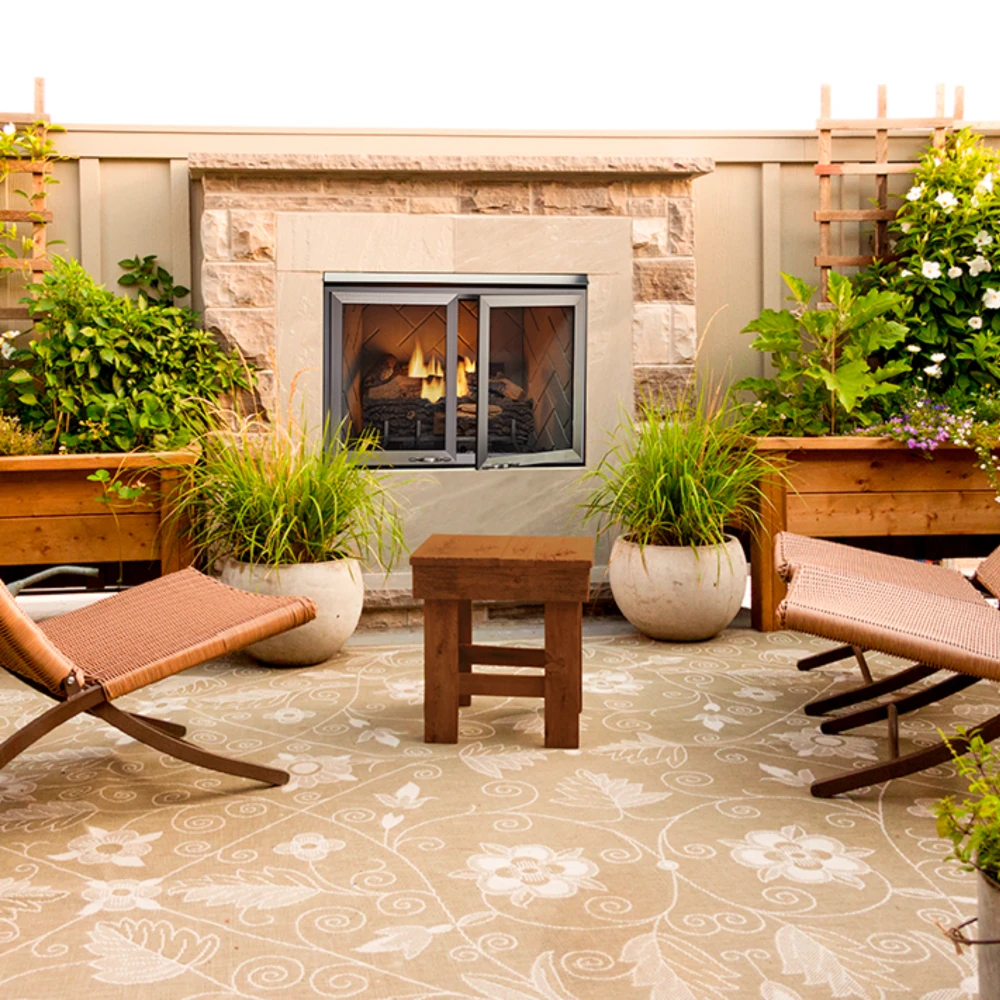 Majestic Vesper 42 Inch Outdoor Vent Free Gas Fireplace - VOFB42