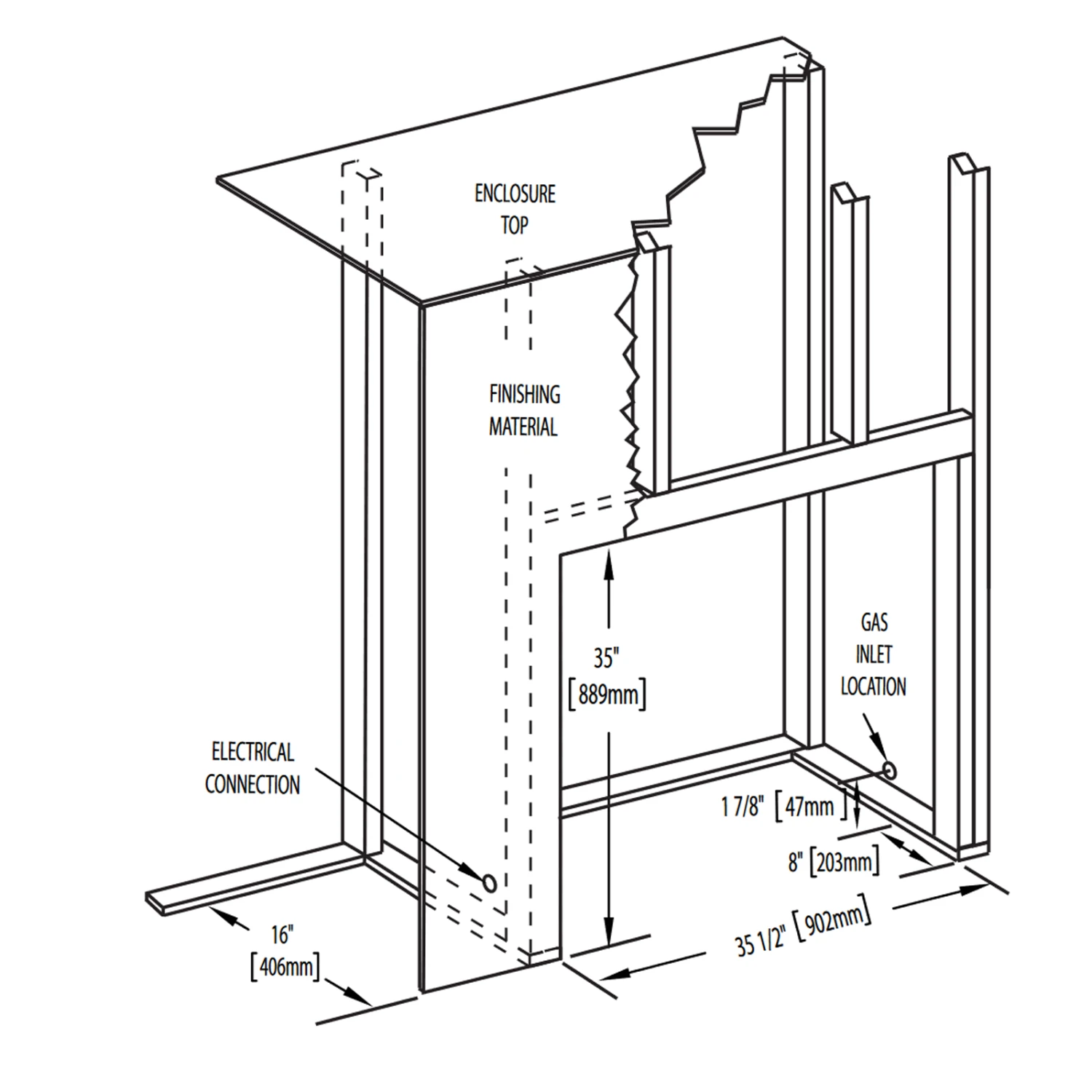Napoleon Ascent X 36 Direct Vent Gas Fireplace - GX36 - Image 4