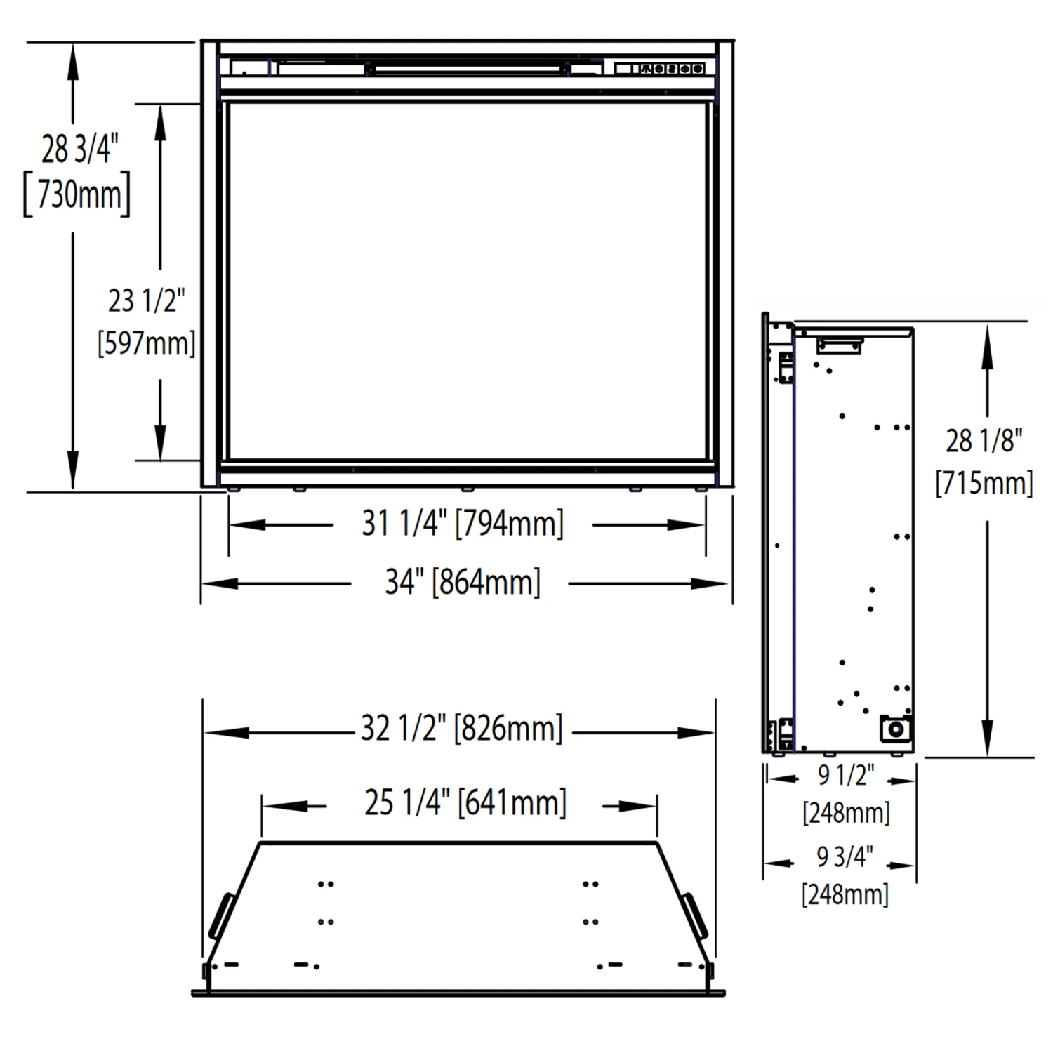 Napoleon Ascent 33 Built-In Electric Fireplace - NEFB33H - Image 2