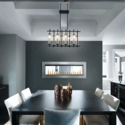 Napoleon Clearion Elite 60 Inch See Through Electric Fireplace - NEFBD60HE