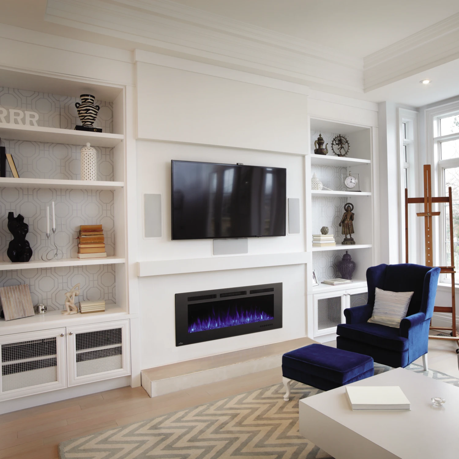 Napoleon Phantom 50 Inch Wall Mounted Electric Fireplace - NEFL50FH-MT