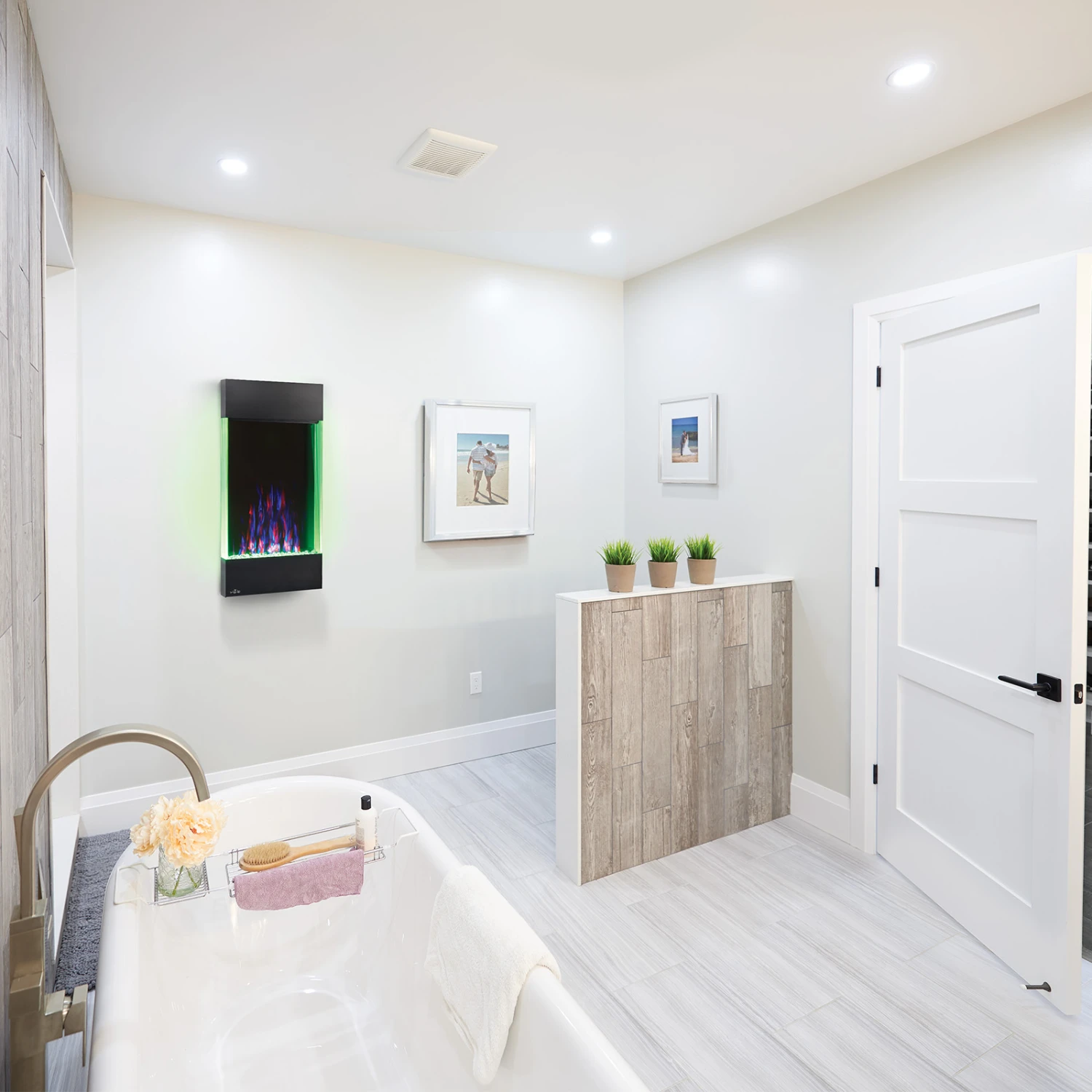 Napoleon Allure 32 Vertical Wall Hanging Electric Fireplace - NEFVC32H