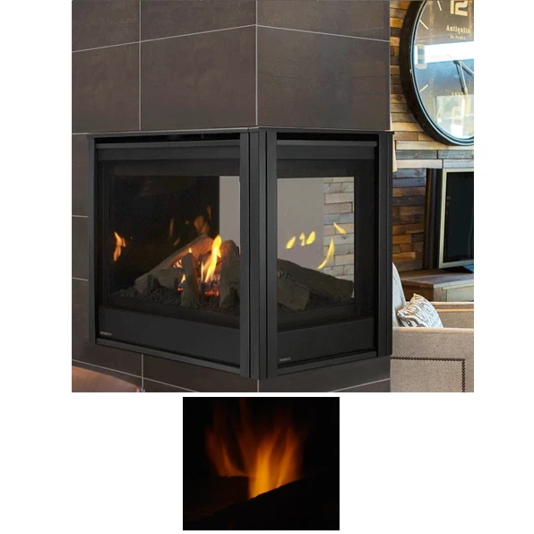 Majestic Pearl II 36 Inch Peninsula Direct Vent Gas Fireplace - PEARL36PRIN - Image 4