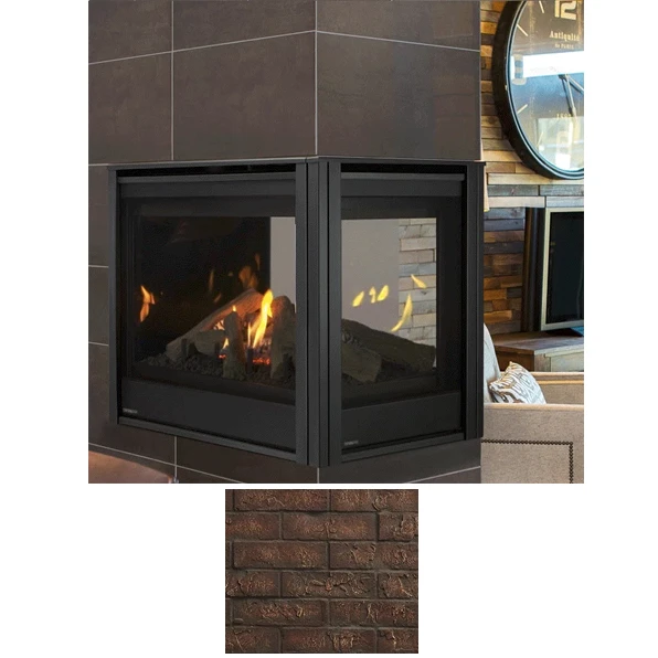 Majestic Pearl II 36 Inch Peninsula Direct Vent Gas Fireplace - PEARL36PRIN - Image 3