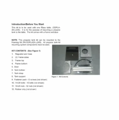 Majestic Plaza Propane Tank Kit - LPTK-ODPLAZA-L