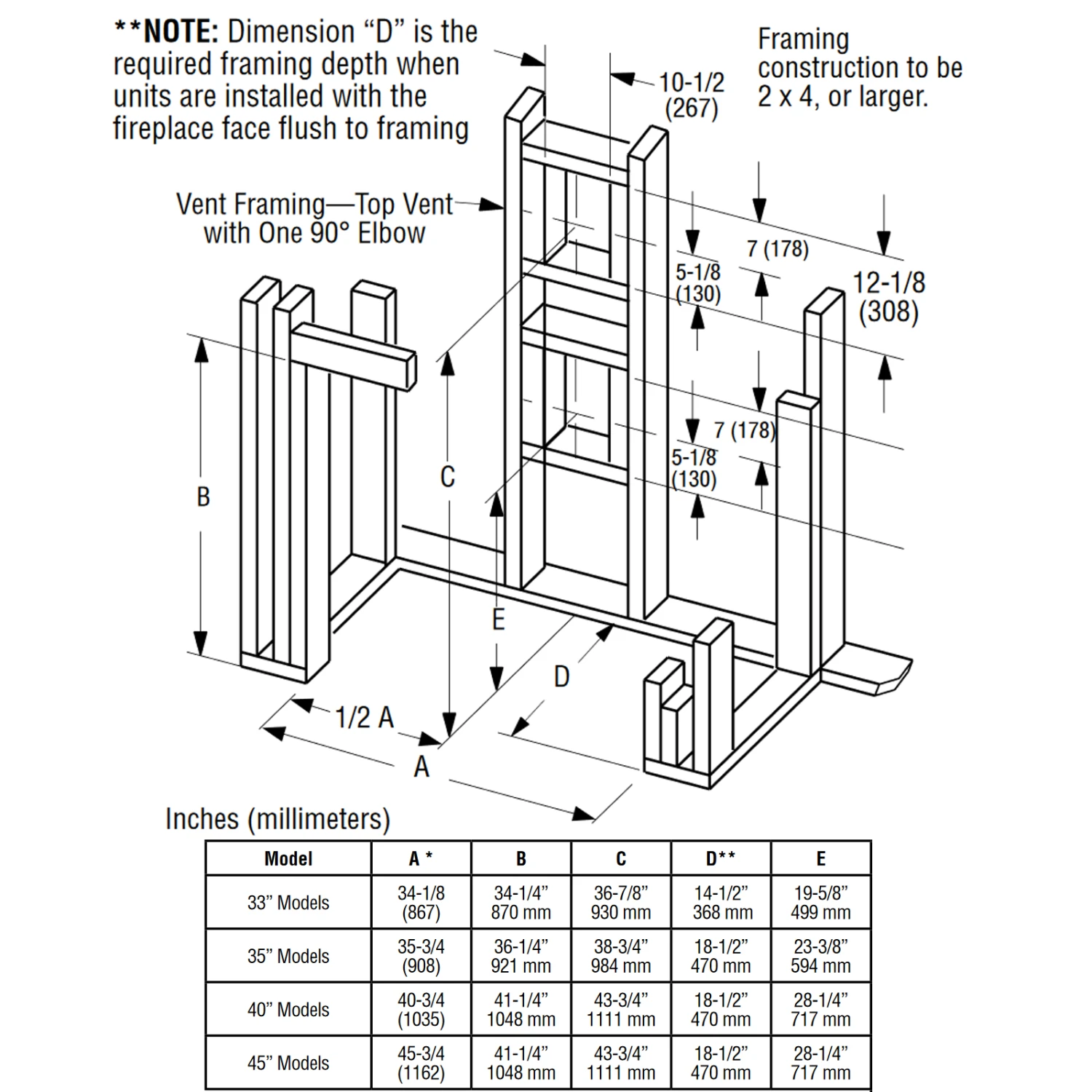 Superior 40 Inch Direct Vent Contemporary Gas Fireplace - DRC2040 - Image 3