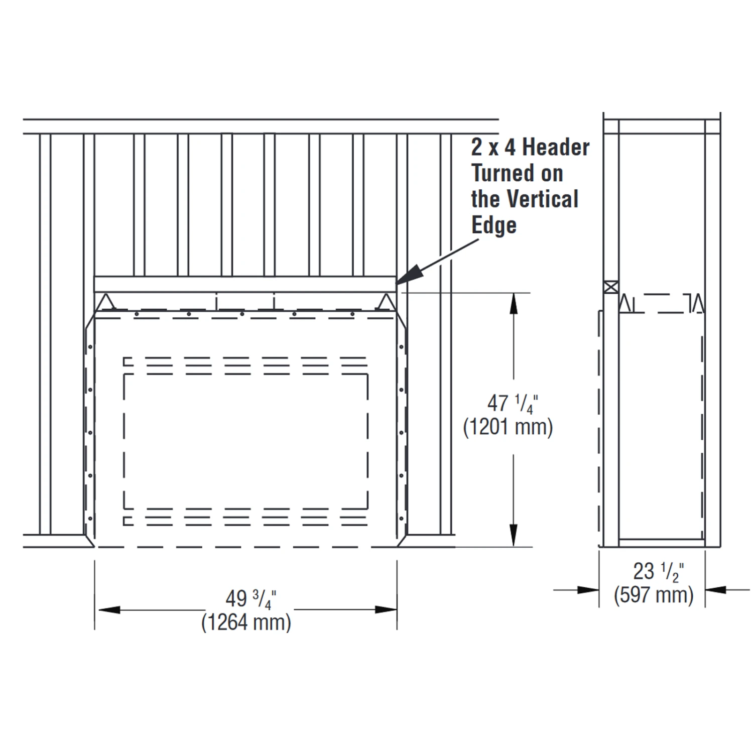 Superior 42 Inch Outdoor Wood Fireplace - WRE3042 - Image 3