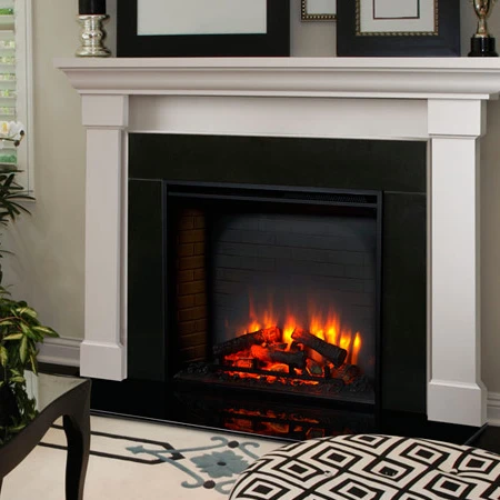 SimpliFire 30 Inch Electric Built-In Fireplace - SF-BI30-EB