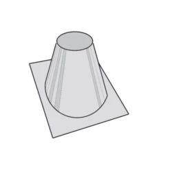 Superior Roof Flashing 0 To 6/12 Pitch (24 Inch Base) - V6FS-8DM
