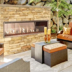 Superior 72 Inch Linear Vent Free Outdoor Gas Fireplace - VRE4672