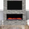 SimpliFire Allusion Platinum 50 Linear Electric Fireplace - SF-ALLP50-BK