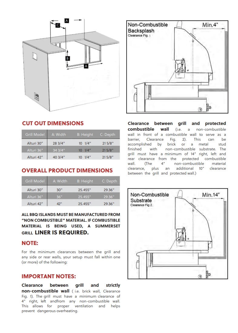 Summerset Alturi Grill U-Tube Series 42 Inch Built-In Gas Grill - ALT42T-NG - Image 6