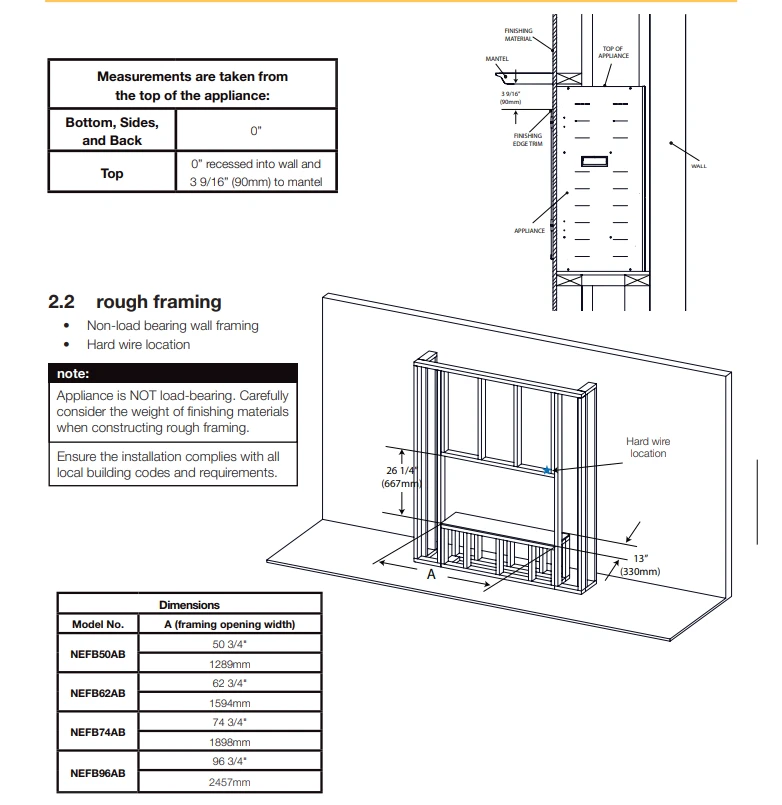 Napoleon Astound 74 Inch Built In Electric Fireplace - NEFB74AB - Image 4